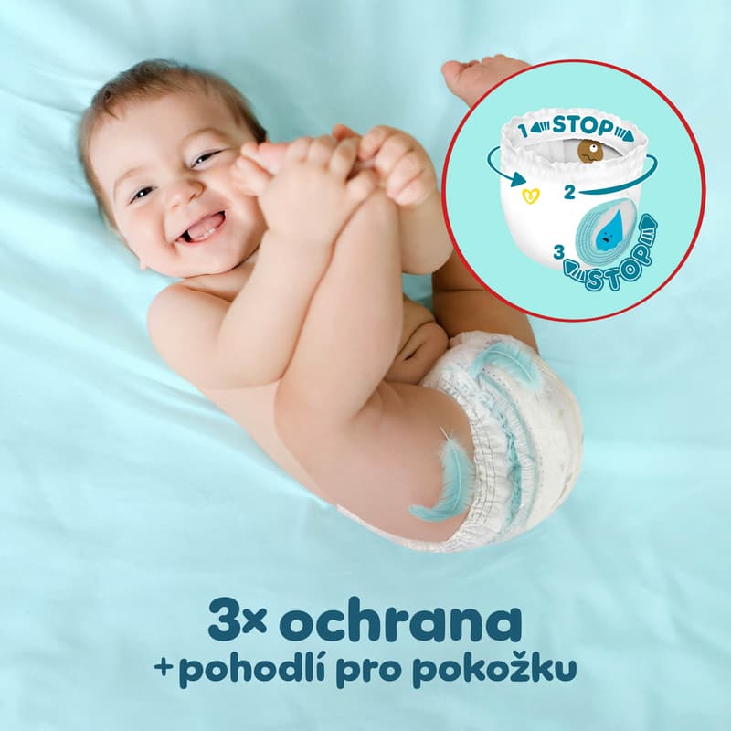 Pampers Pants Premium care plenkové kalhotky 4 (9–15 kg)