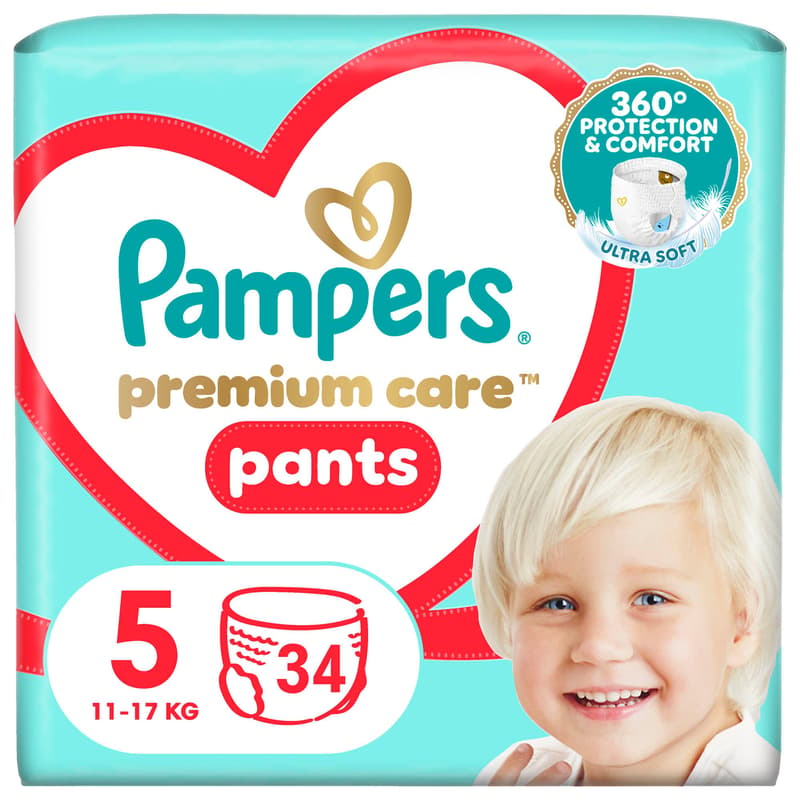 Pampers Premium care diaper pants 5 (12–17 kg)