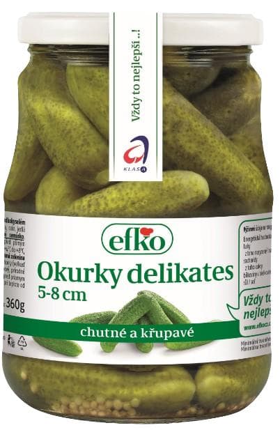 Efko Cucumbers delicacies 5-8 cm