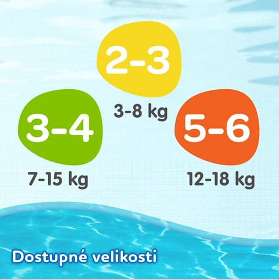 Huggies® Little swimmers Plenkové plavací kalhotky 3–8 kg (velikost 2–3)
