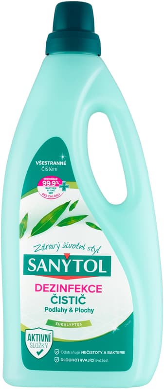 Sanytol Dezinfekce na podlahy a plochy s vůní eukalyptu