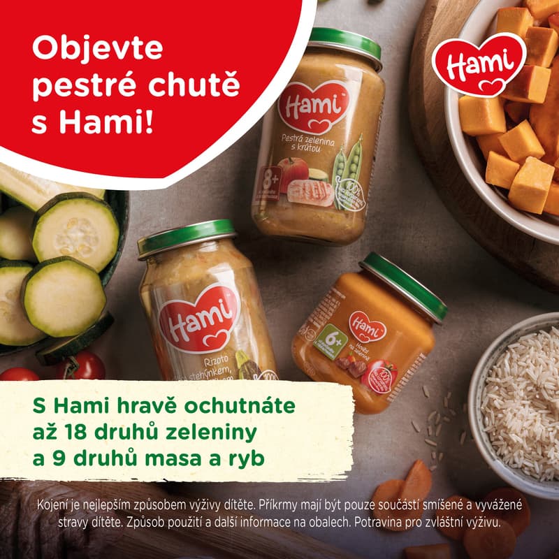 Hami side dish Creamy risotto with cod, 8+