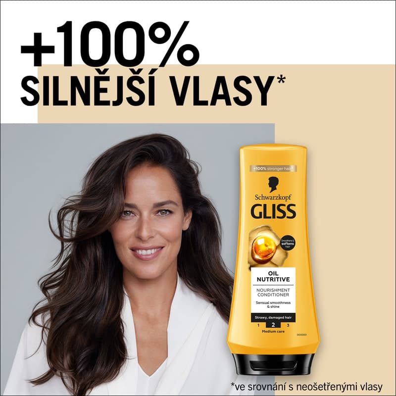 Gliss Oil Nutritive kondicionér pro hrubé a namáhané vlasy