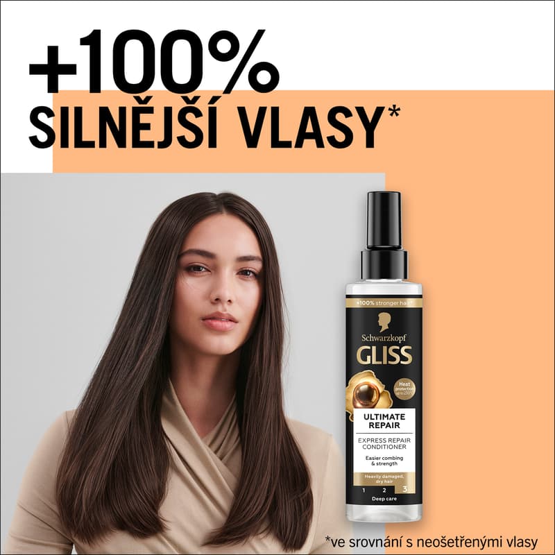 Gliss Ultimate Repair regenerační expres balzám pro poškozené vlasy