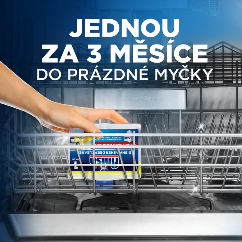 Finish Dishwasher cleaner lemon 2 × 250 ml
