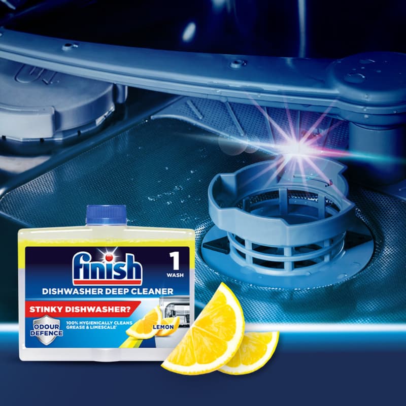 Finish Dishwasher cleaner lemon 2 × 250 ml