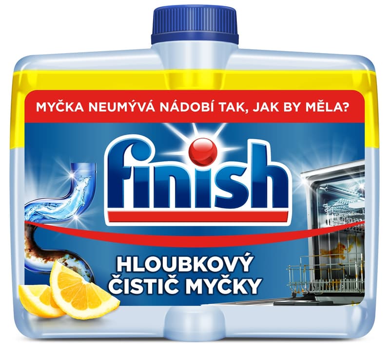 Finish Dishwasher cleaner lemon 2 × 250 ml