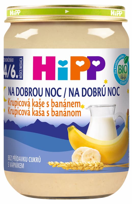 HiPP BIO Semolina porridge with banana