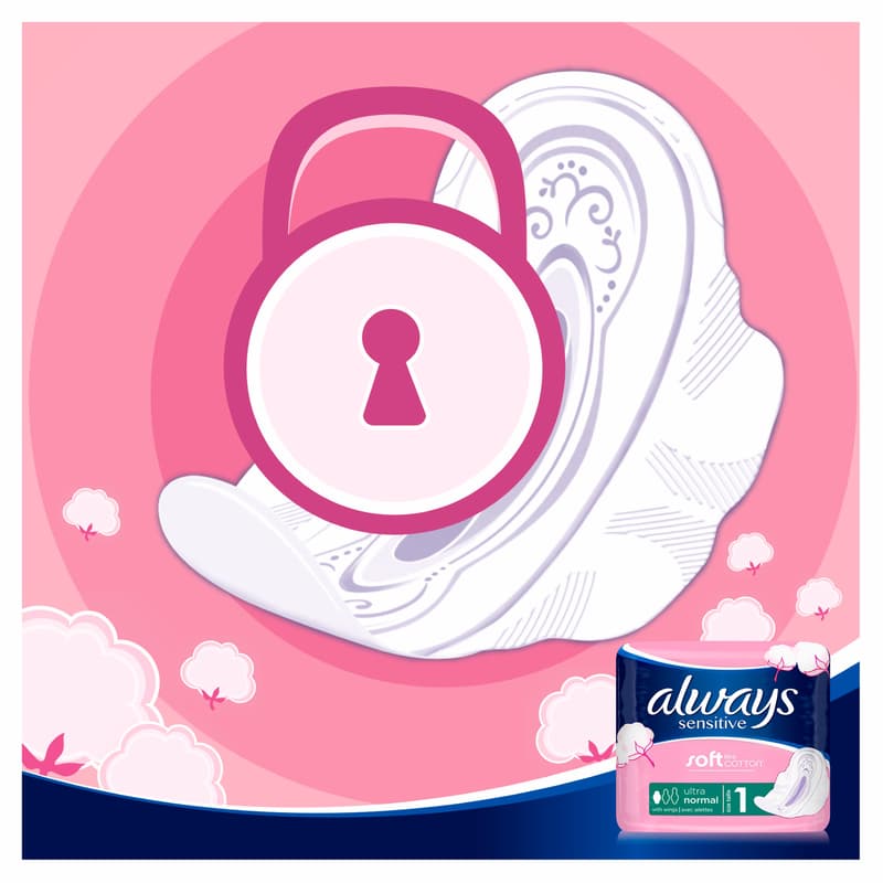 Always Ultra Sensitive Normal inserts with wings