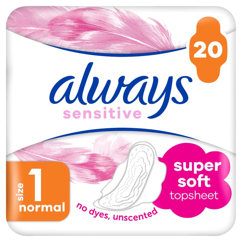 Always Ultra Sensitive Normal inserts with wings
