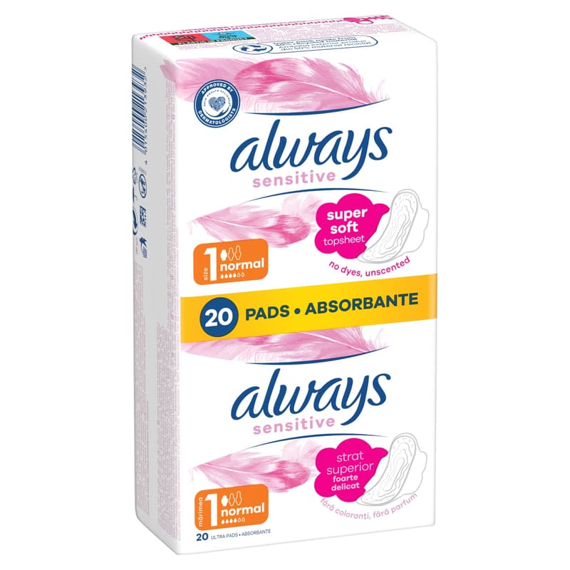 Always Ultra Sensitive Normal inserts with wings