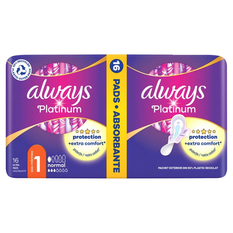 Always Platinum Ultra Normal Plus vložky