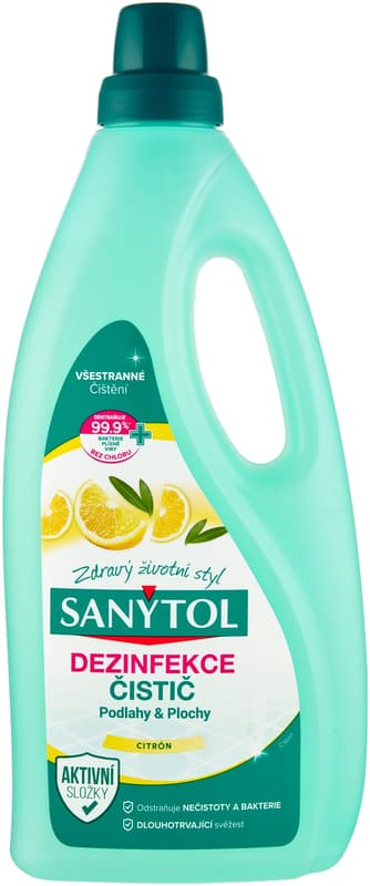 Sanytol Disinfectant for floors and surfaces with lemon scent