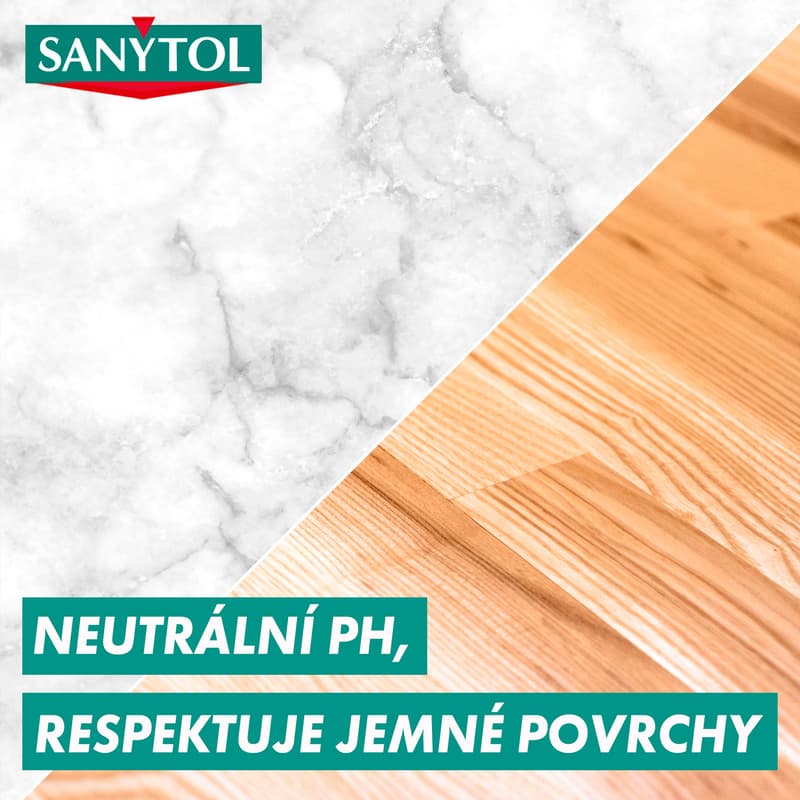 Sanytol Disinfectant for floors and surfaces with lemon scent