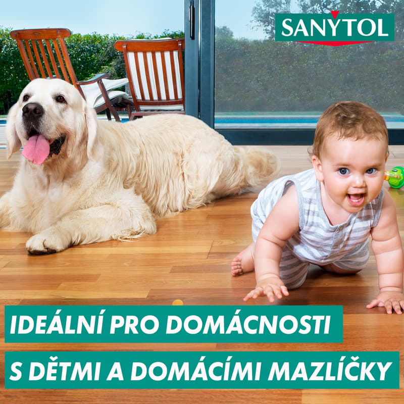 Sanytol Disinfectant for floors and surfaces with lemon scent