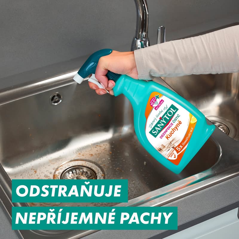 Sanytol Dezinfekce odmašťující čistič kuchyně