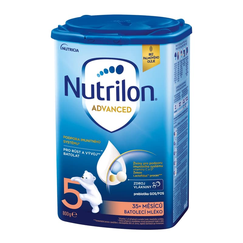 Nutrilon 5 baby milk, from the 36th month