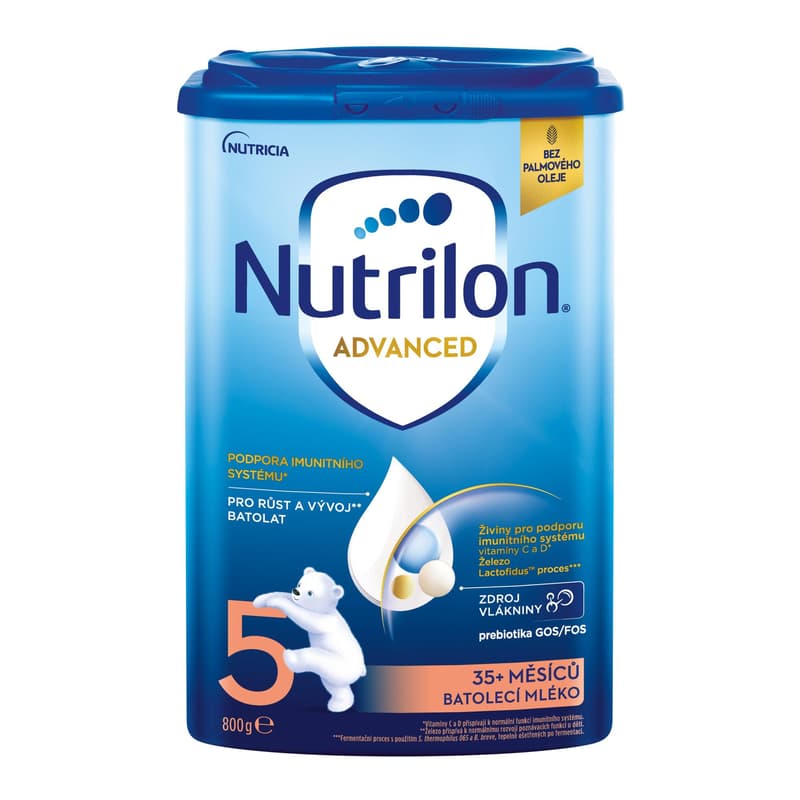 Nutrilon 5 baby milk, from the 36th month