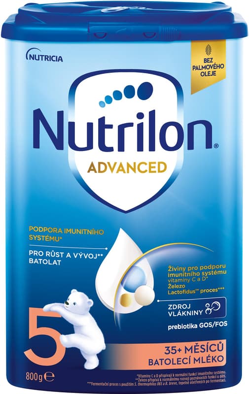 Nutrilon 5 baby milk, from the 36th month