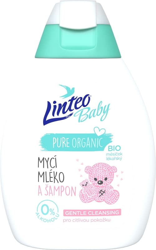 Linteo Baby Dětské mycí mléko a šampón