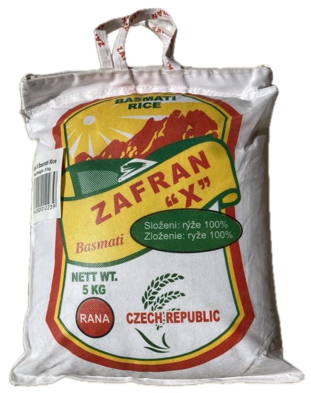 Zafran rýže basmati