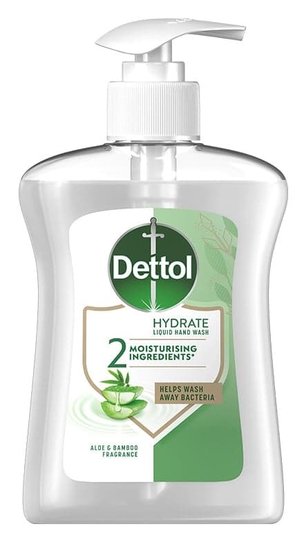 Dettol Hydrating antibacterial soap with aloe vera and milk proteins