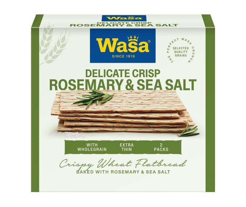 Wasa Delicate wheat with rosemary and salt