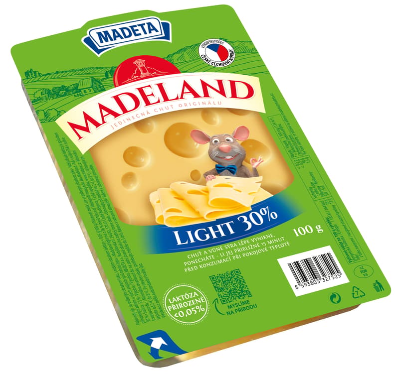 Madeta Madeland light 30% slices