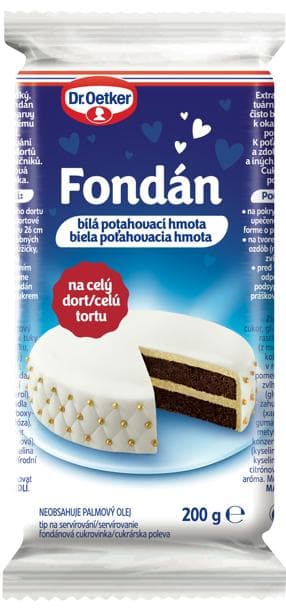 Dr.Oetker Fondant white coating material