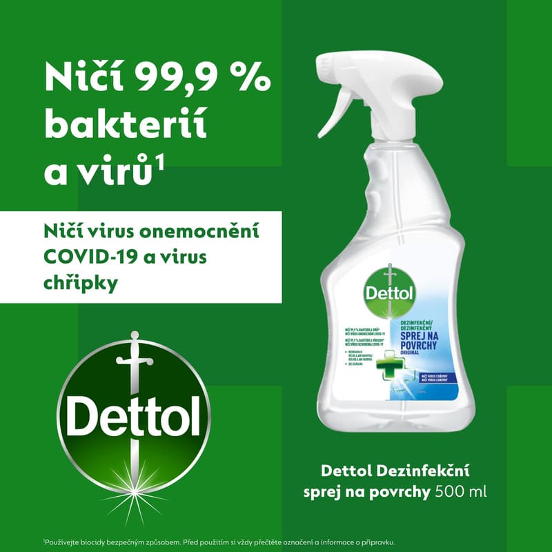 Dettol Dezinfekční sprej na povrchy