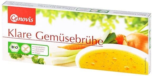 Cenovis BIO Bouillon Vegetable Cubes Gluten-Free 6l (12x10,5g)