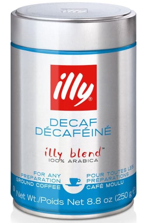 illy Espresso ground coffee decaffeinated