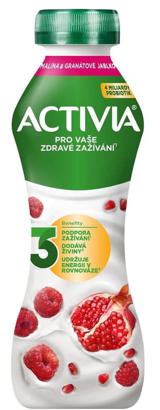 Danone Activia Raspberry / Pomegranate Yoghurt