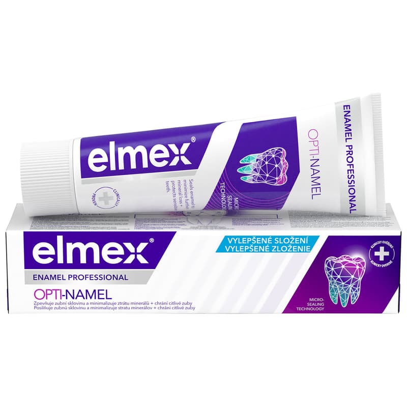 elmex Enamel Professional Opti-namel zubní pasta pro ochranu zubní skloviny