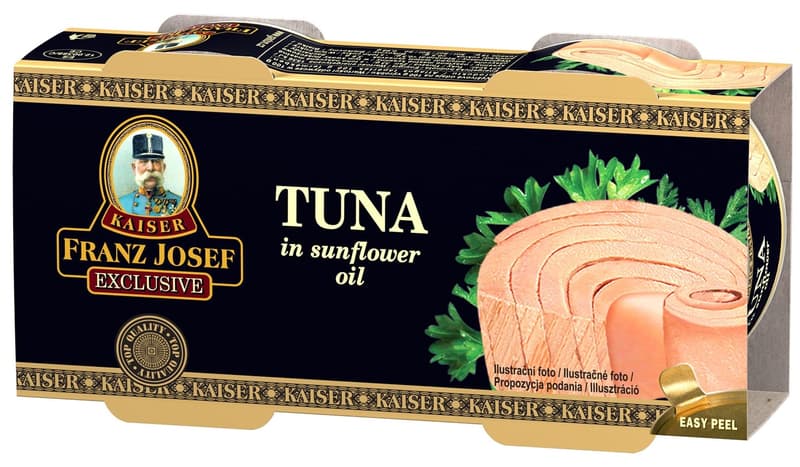 Franz Josef Kaiser Tuna Steak in Sunflower Oil Pack