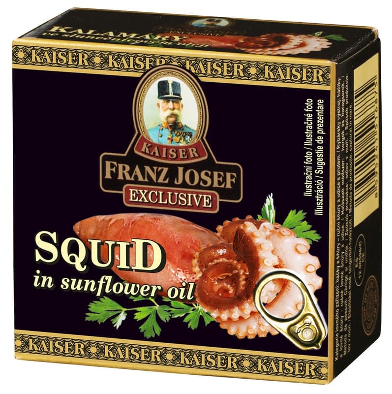 Franz Josef Kaiser Calamari in sunflower oil