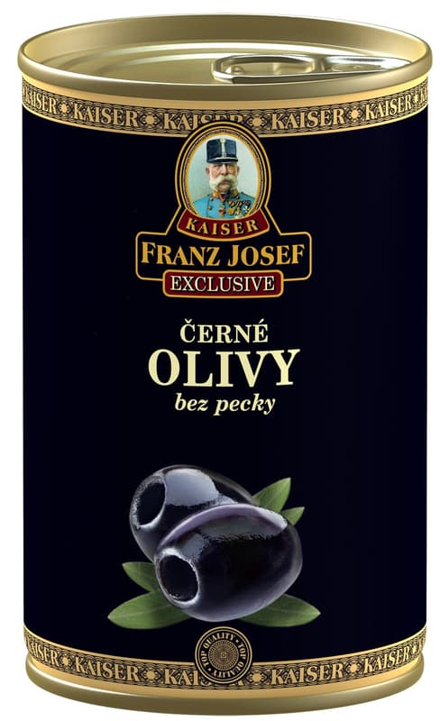Franz Josef Kaiser Seedless black olives in brine