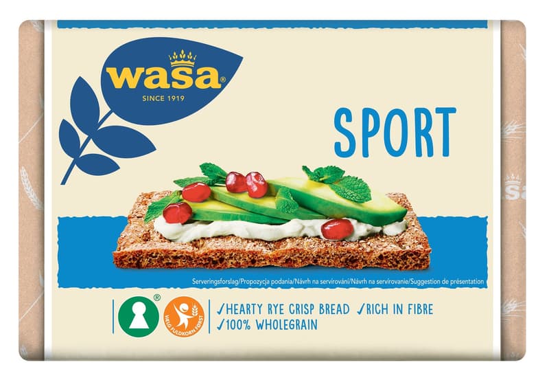 Wasa Sport wholemeal rye bread