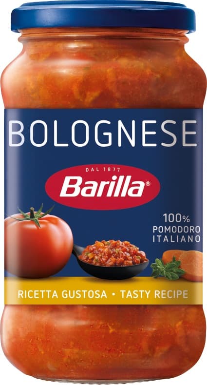 Barilla Bolognese tomato sauce with beef and pork