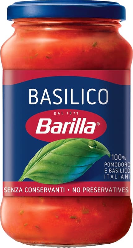 Barilla Basilico tomato sauce with basil