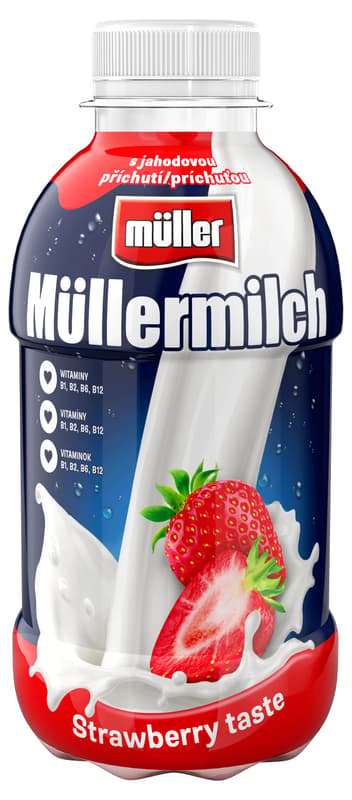 Müllermilch Mléčný nápoj jahoda