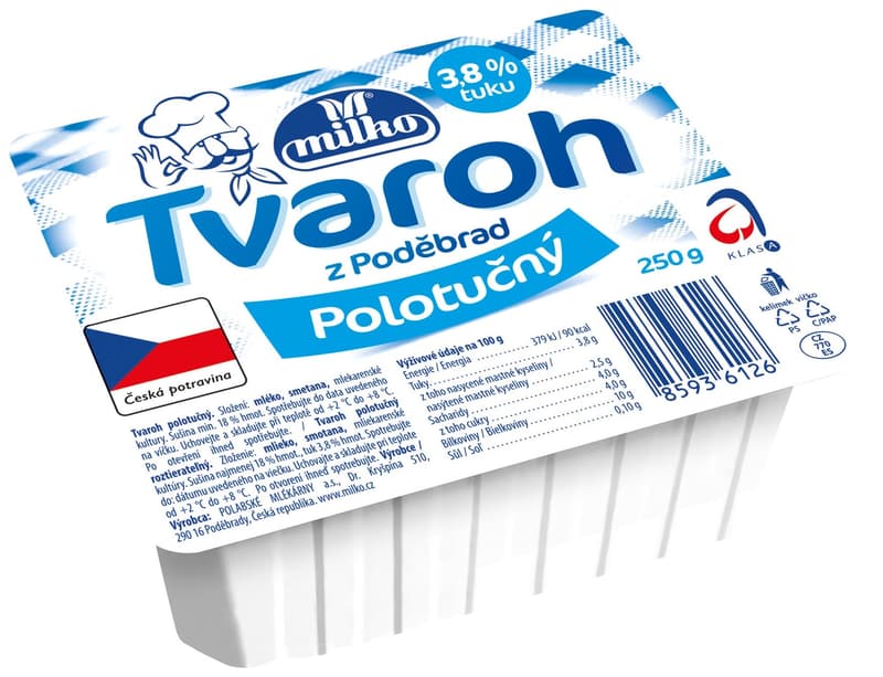 Milko Semi-fat curd