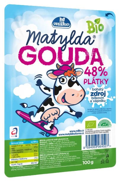 Matylda BIO Gouda cheese 48% slices