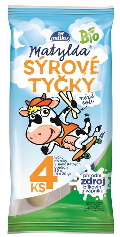 Matylda BIO Sýrové tyčky pařené