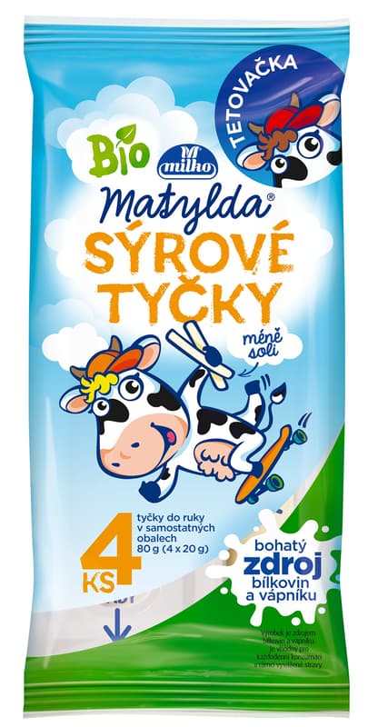 Matylda BIO Sýrové tyčky pařené