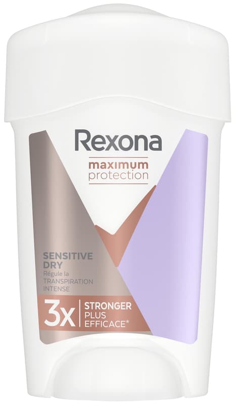 Rexona Antiperspirační krém maximum protection sensitive dry