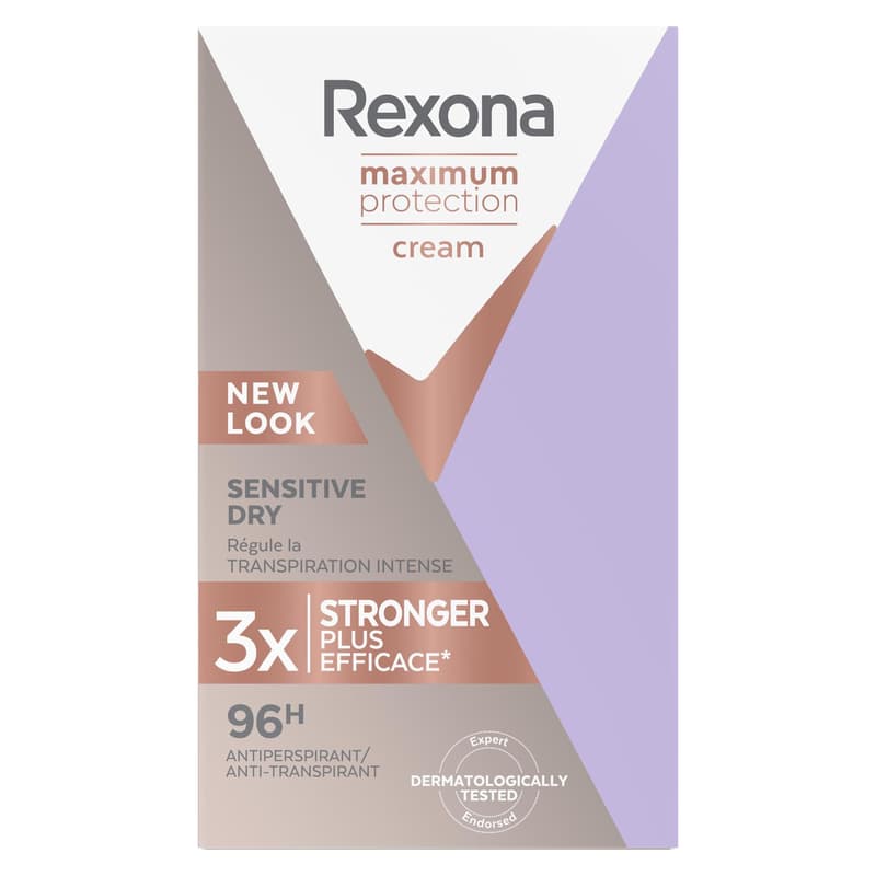 Rexona Antiperspirační krém maximum protection sensitive dry