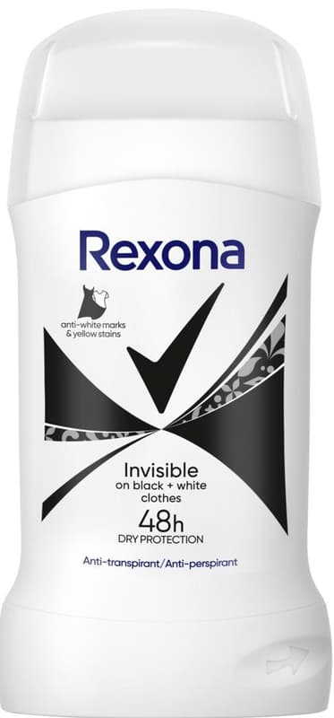 Rexona Invisible Black + White Deo Stick