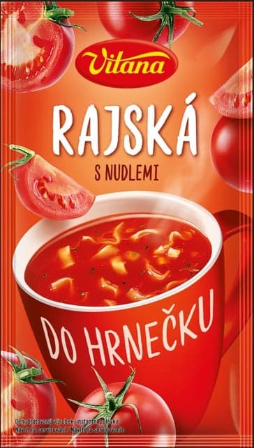 Vitana Do hrnečku Instantní polévka rajská s nudlemi