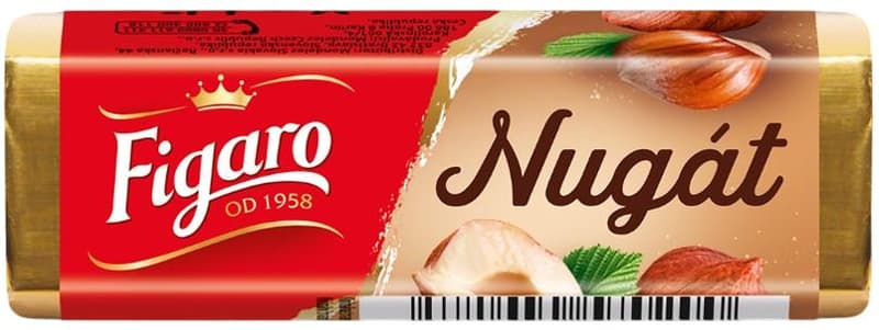 Figaro Nougat milk chocolate filled with nougat cream